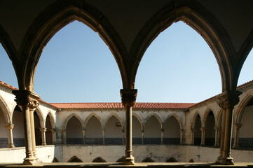 Convent of Christ in Tomar. Archiecture.  Portugal.