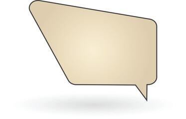 Speech bubble can be used as comic