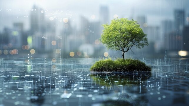 Urban climate resilience networks promoting collaboration for resilient urban growth.