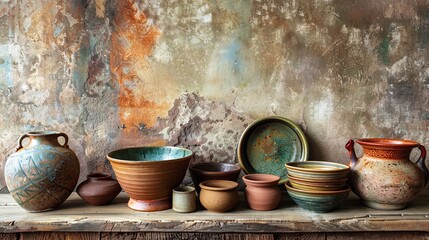  hand made pottery and ceramic bowls