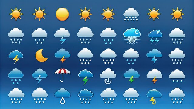 Weather Symbols Images – Browse 1,161,749 Stock Photos, Vectors, and Video  | Adobe Stock