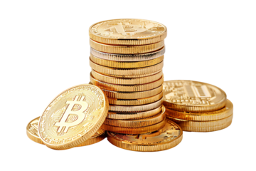 a stack of gold coins