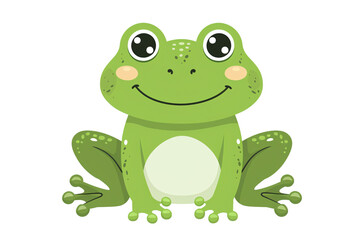 a cartoon of a frog