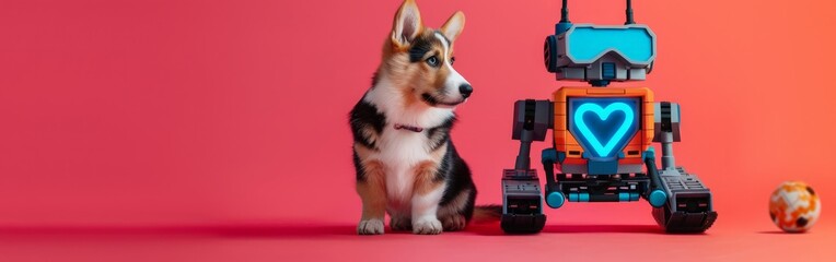 Real Dog Meets Robotic Counterpart in Curious Encounter