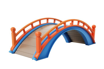 a toy bridge with a bridge