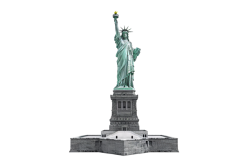 a statue of liberty with a torch