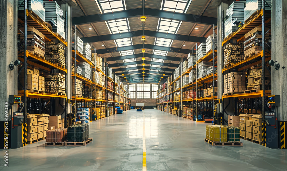 Poster optimized warehouse inventory layout: streamlining order picking for faster fulfillment