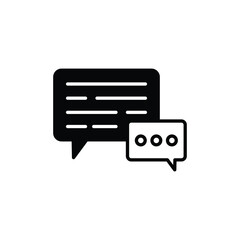 Chat icon design with white background stock illustration