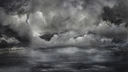 a dark and stormy background