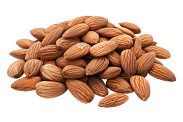 a pile of almonds