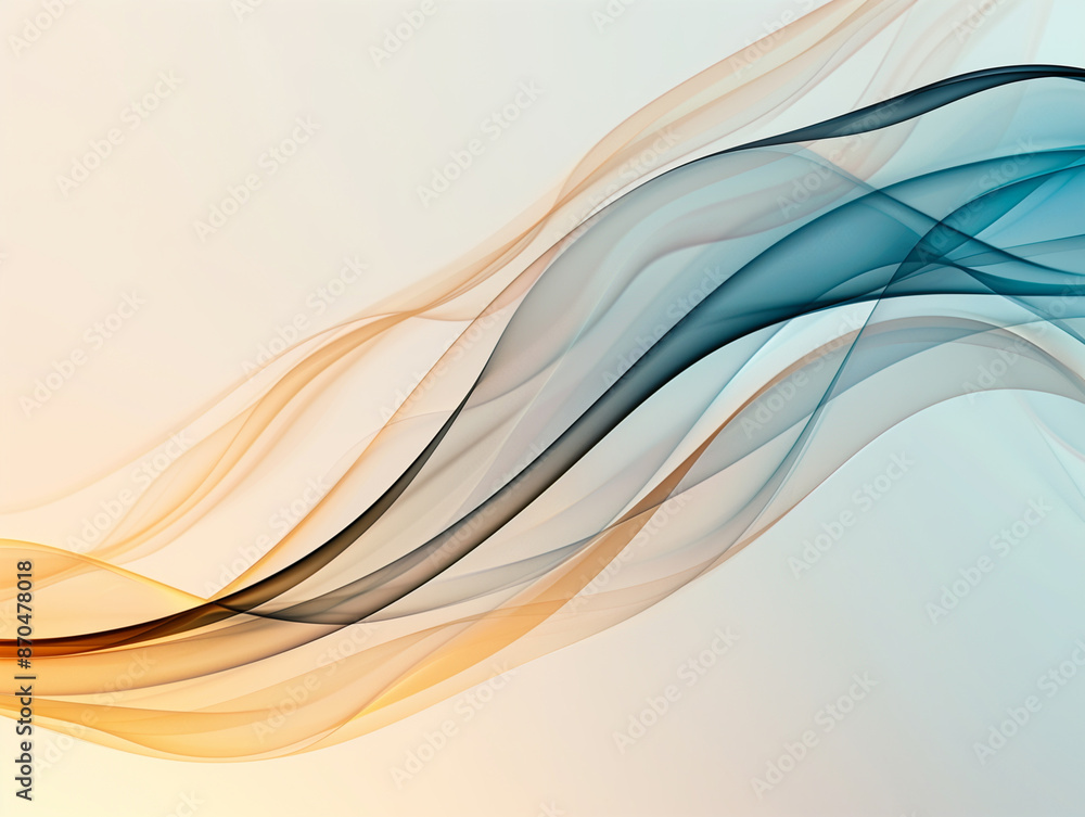 Aufkleber abstract background with smooth shapes