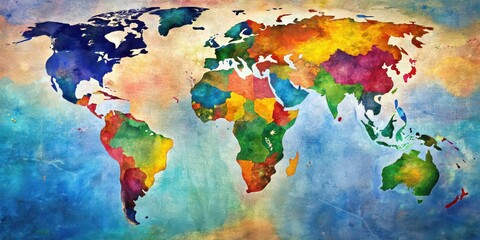 Vibrant and diverse stock photo of the Africa continent , Africa, diverse, culture, nature, wildlife, safari, landscape