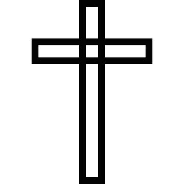 recommend clip art: Religion symbol. christian cross vector symbol flat and outline style. Cross symbols. Crucifix. Jesus Christian goddess 