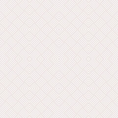 Trendy seamless pattern of squares and lines, geometric shapes in coffee color for cafe design. Abstract ornament on a brown background for textiles and wallpaper.