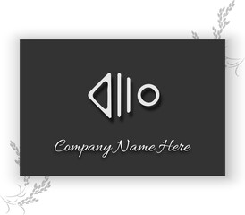 Minimal company logo design