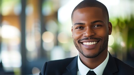 Portrait of Confident Executive in Business Meeting