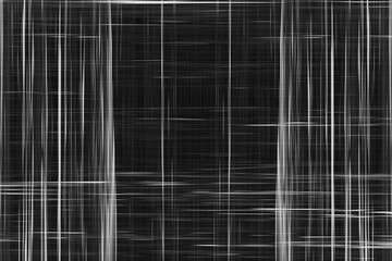 Black and white pattern of abstract graphic lines.