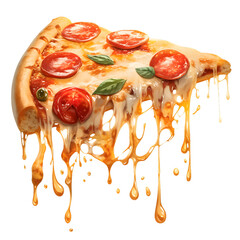 floating Pizza, PNG image
