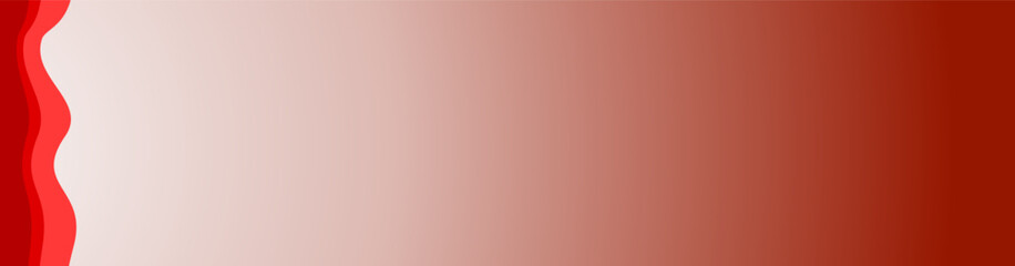 Modern business banner red wave with red gradient background
