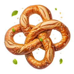floating Pretzel, PNG image