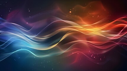 abstract background with waves