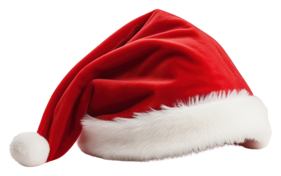 PNG Decoration christmas white cap.