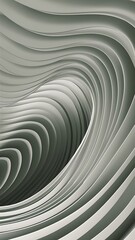 3d background with wave illustration beautiful bending pattern Wallpaper