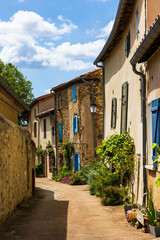 Ruelle dans le centre ancien médiéval de Sorèze