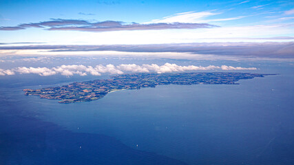 Houat Hoedic islands and belle ile in morbihan french Brittany