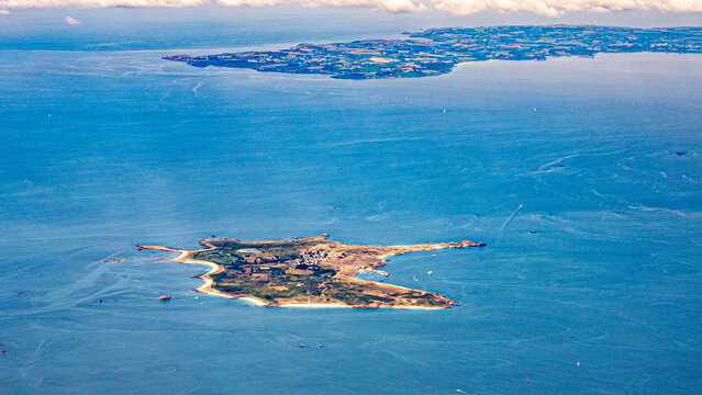Houat Hoedic islands and belle ile in morbihan french Brittany