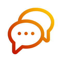 communications gradient icon