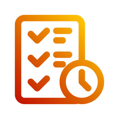 strategic plan gradient icon