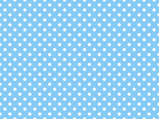texturised white color polka dots over light sky blue background
