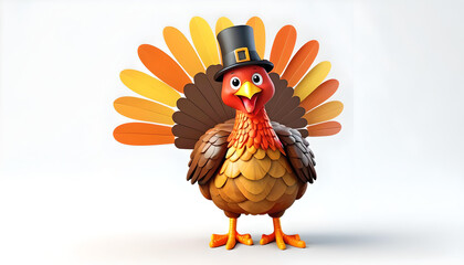 Cute thanksgiving turkey