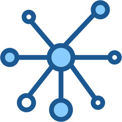 Vector Icon Networking, Share, Connector, Social Network, Cluster