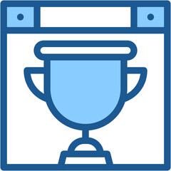 Vector Icon Trophy, Award, Cup, Soccer Cup, Achievement