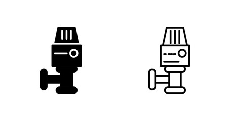 Thermostatic Head Vector Icon