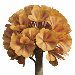 Illustration of yellow wild flower