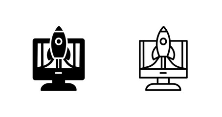 Business Launch Vector Icon