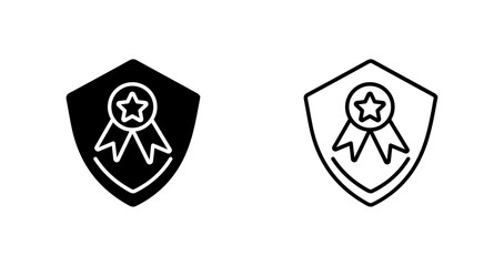 Medal Protection Vector Icon