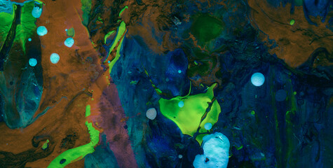 Whimsical and Energetic Colorburst Creating a Captivating and Abstract Visual Experience