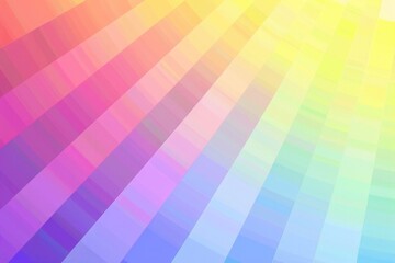 Multicolored squares pattern