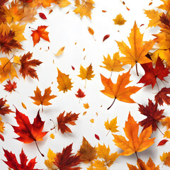 orange leaves background