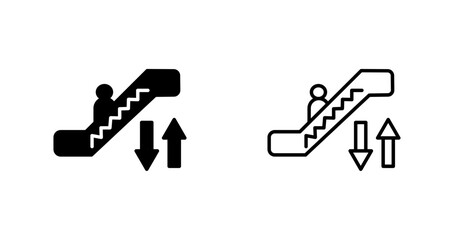 Escalator Vector Icon