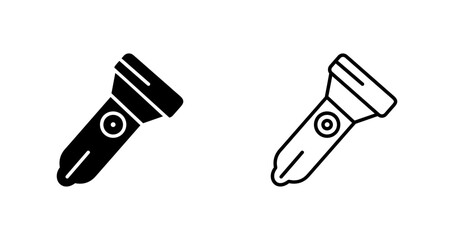 Flashlight Vector Icon