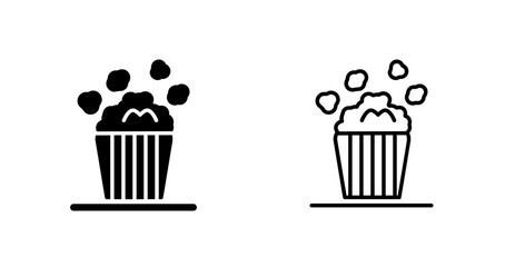 Popcorn Vector Icon