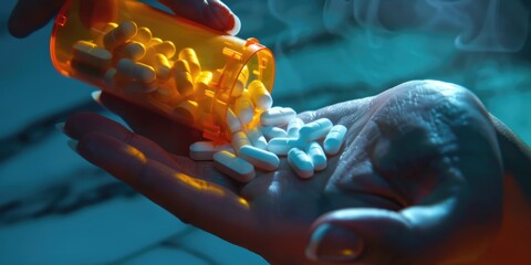 Person with medication