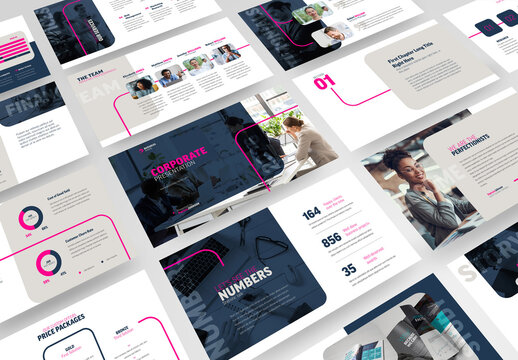 Company Presentation Slide Deck  Template