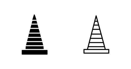 Fototapeta premium Cone Vector Icon