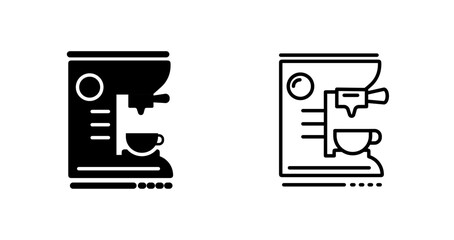 Coffee Machine Vector Icon